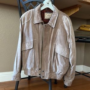 Levi’s suede jacket.